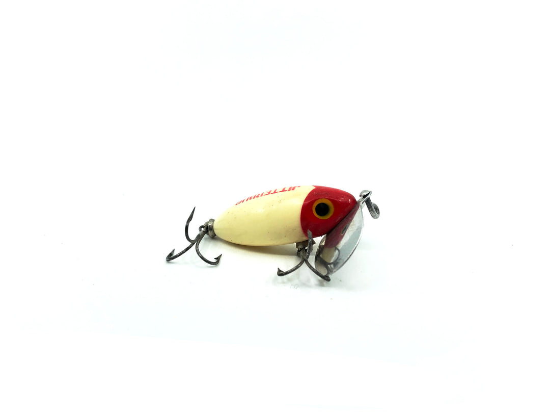 Arbogast Jitterbug, Red Head/White Color