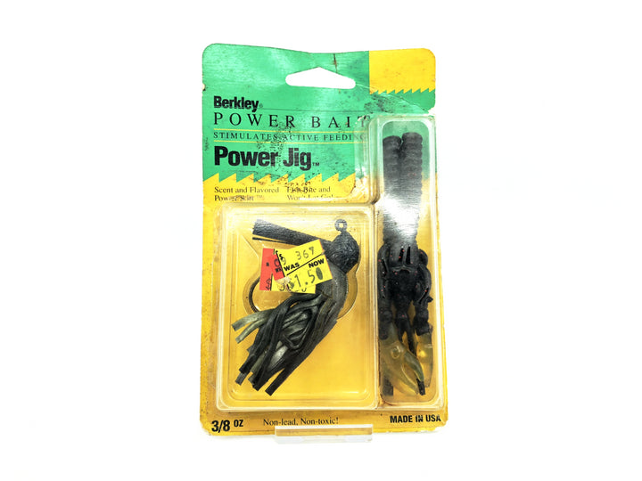 Berkley PowerBait Power Jig Black/Chartreuse color