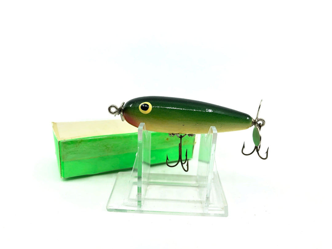 Wood-Line Lure Torpedo Bait, Green Shad Color, Wisconsin Bait