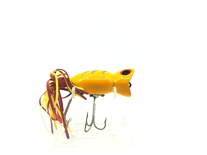 Arbogast Hula Popper Yellow Color