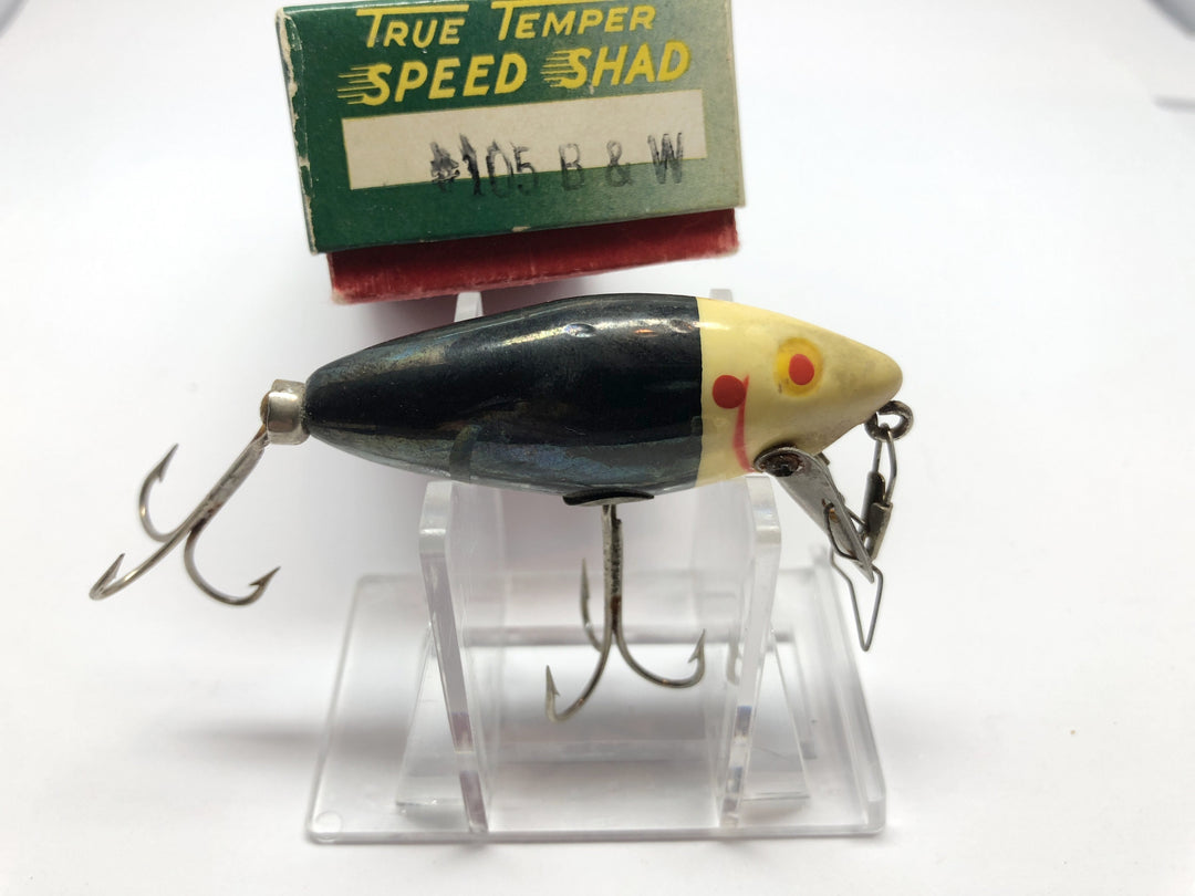 True Temper Speed Shad #105 B & W Black and White with Box Vintage