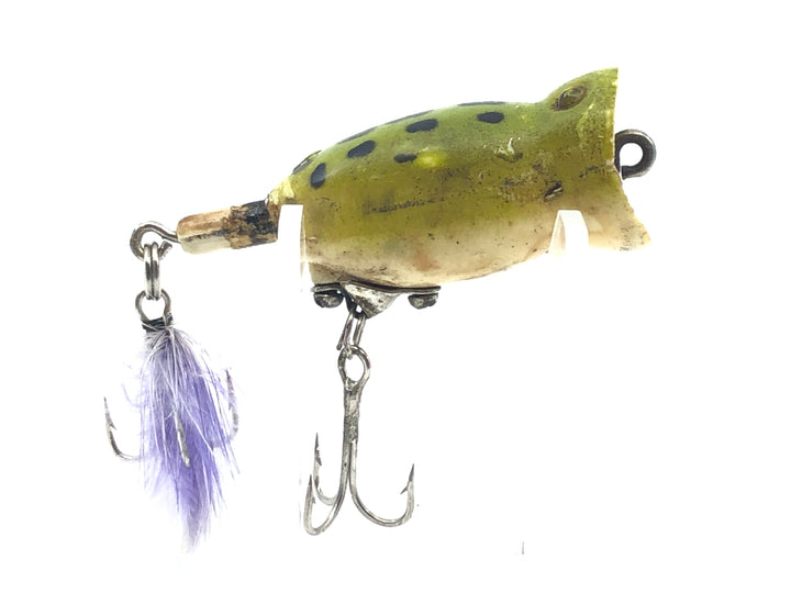 Vintage Hula Popper Frog and Purple Tail