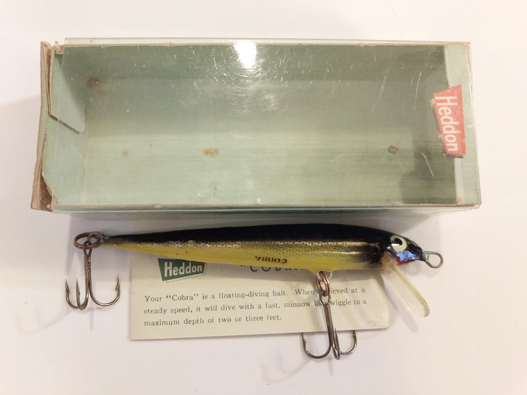 Heddon Cobra 9910 Y New in Box Vintage Fishing Lure