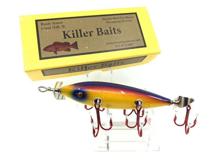 Rusty Jessee Killer Baits Model 150 Minnow in Rainbow Color 2018