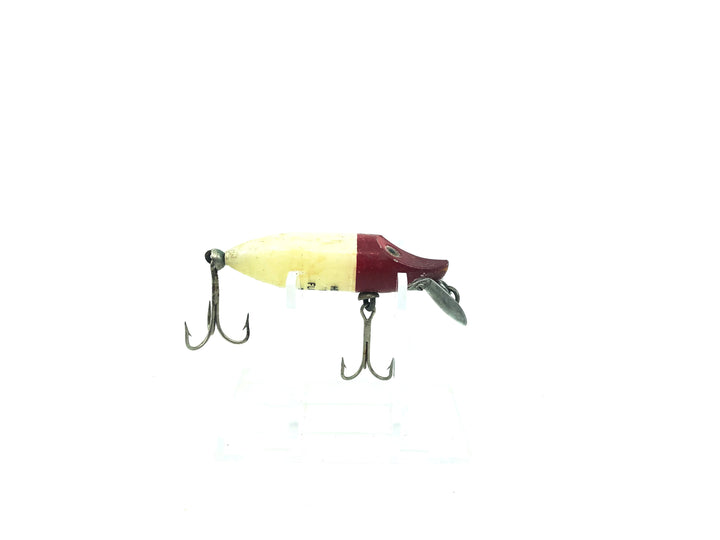 Heddon Tiny Floating River Runt Spook 340 RH Red Head White Color