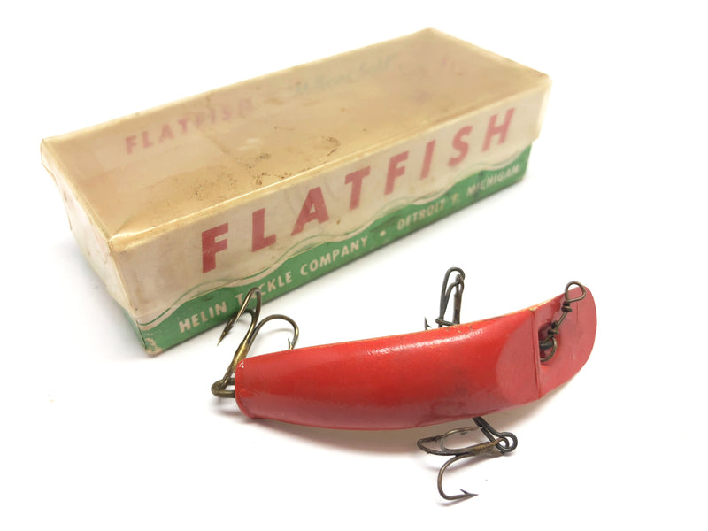 Vintage Flatfish Helin Tackle X4 OR Great Fishing Lure