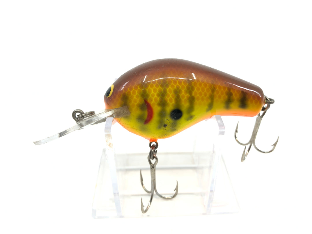 Bagley Diving B2 DB2-DC9 Dark Crayfish on Chartreuse Color