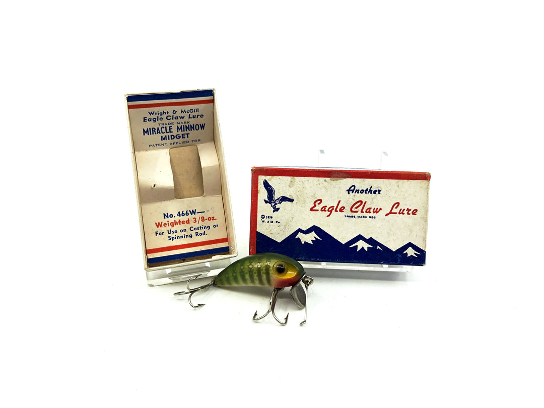 Eagle Claw Miracle Minnow Midget Lure, Pike Color with Box by Wright & McGill