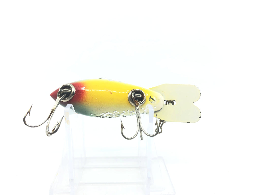 Wooden Bomber 400 Series 470 Silver Black Back Yellow Belly Silver Sparkle Color