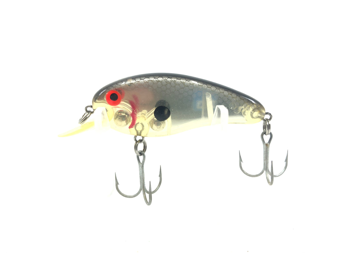 Bomber Flat A Silver and Black Back Crankbait