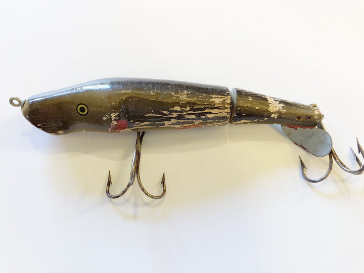 C.C. Roberts Mudpuppy Vintage Musky Wooden Fishing Lure