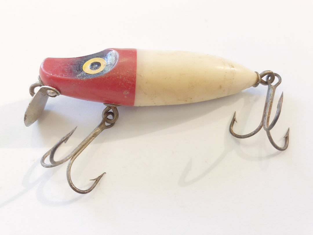 Millsite '99 R S Sinker Red Head White Body Fishing Lure