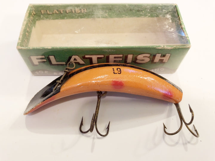 Helin Flatfish L9 With Box Orange with Dots