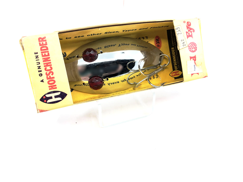 Hofschneider Corr Red Eye Wiggler in Box Silver Color