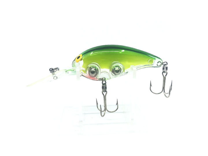 Unmarked Rattling Crainkbait Neon Green and Yellow Color