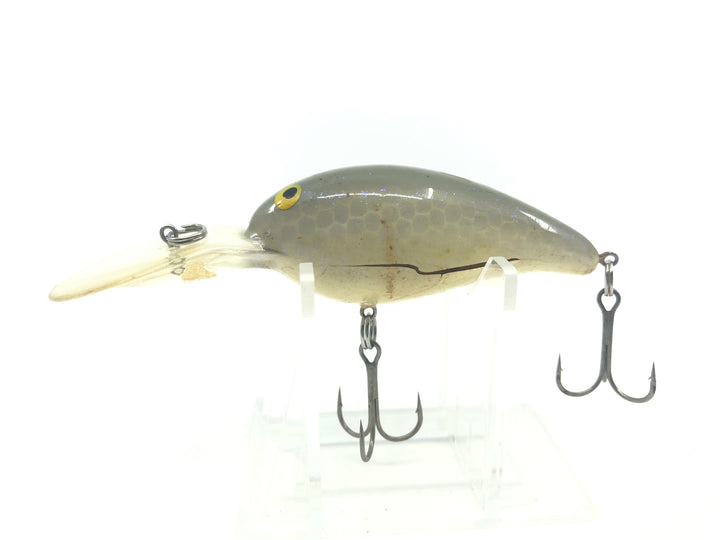 Bill Norman White With Silver back Scale Crankbait