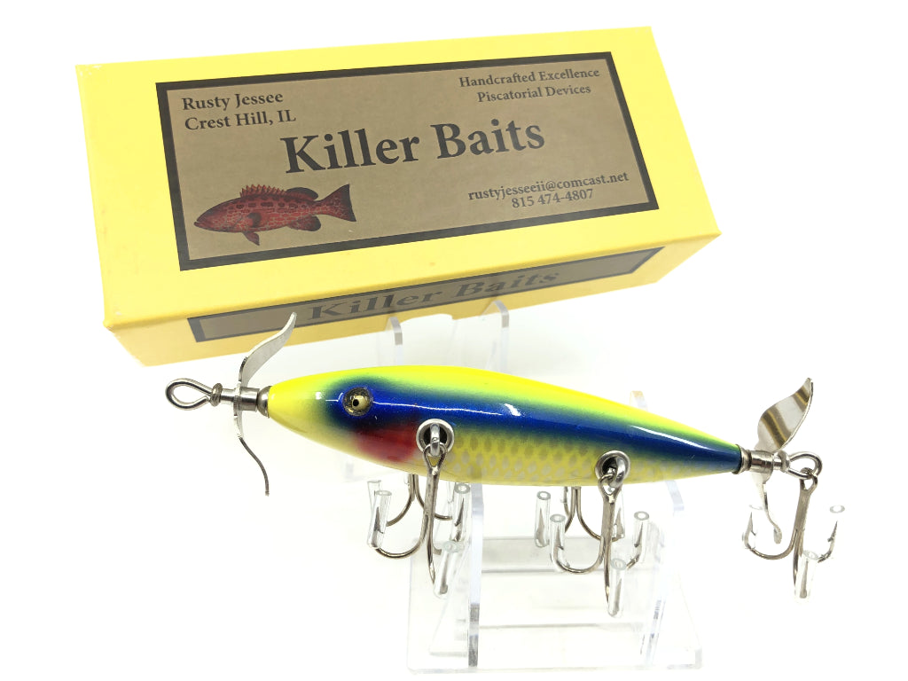 Rusty Jessee Killer Baits Model 150 Minnow in Blue Ronner Color 2015