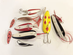5 LINDY SHADLING Fishing Lures 1980's old Fishing Tackle $47.50