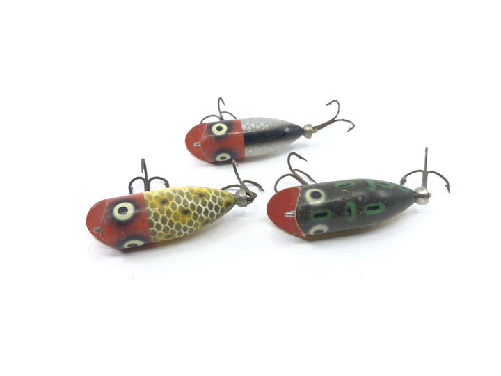 Lot of Three Heddon Tiny Lucky 13 Lures