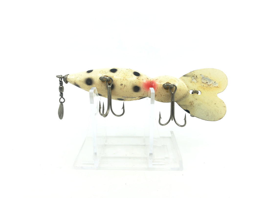 Whopper Stopper Hellbender, White/Black Dots Color