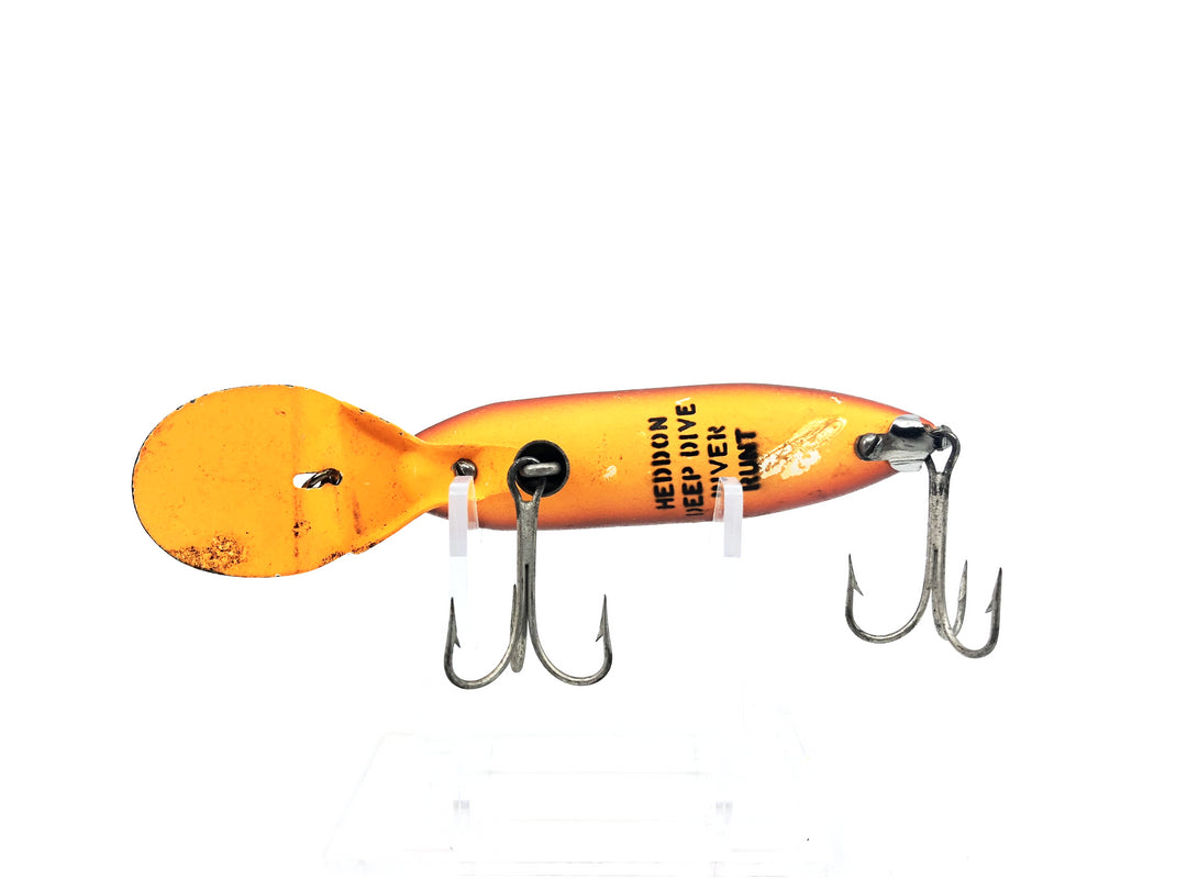 Heddon River Runt Deep Dive CBO Crackle Back Orange Color