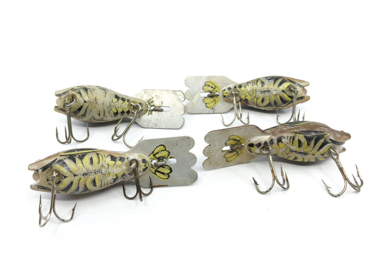 Arbogast Mud Bugs Lot of Four. Fisherman's Lot 2