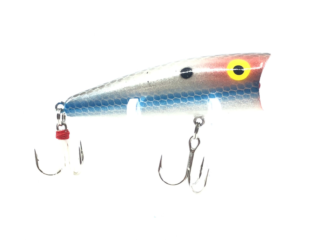 Bucktail Popper Red White and Blue