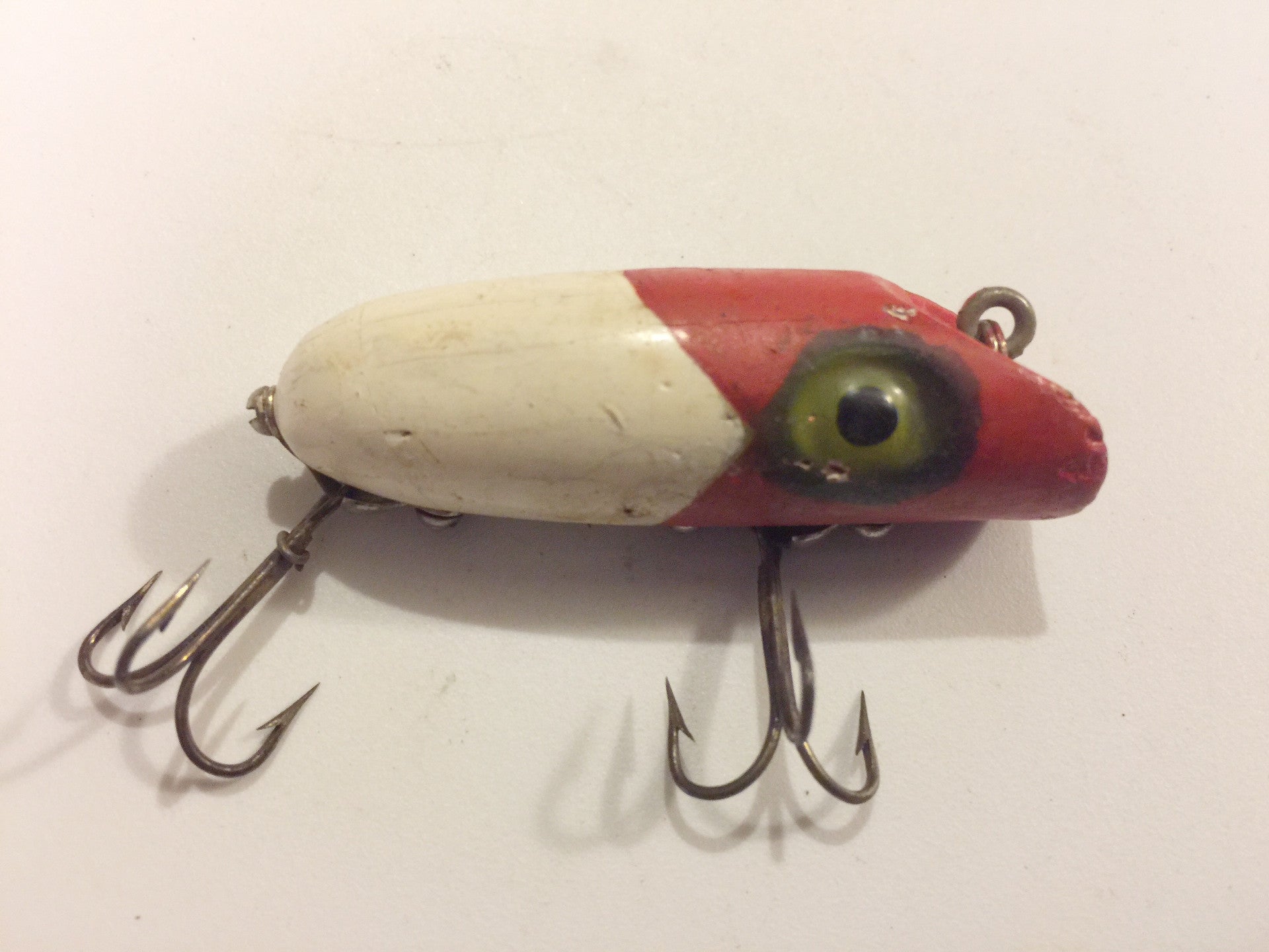 South Bend Spin-Oreno 967 Red White Wooden Antique Fishing Lure – My ...