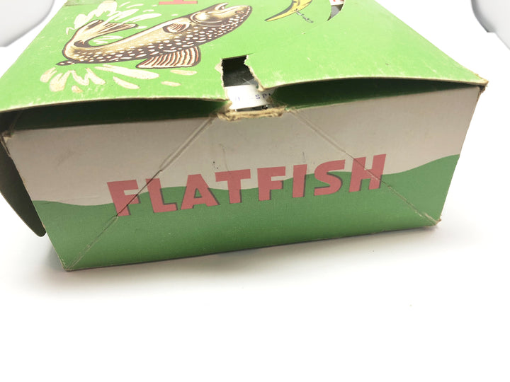 Helin Flatfish Dealer Box of 12 LU SPL Silver Plated Color Lures New in Box