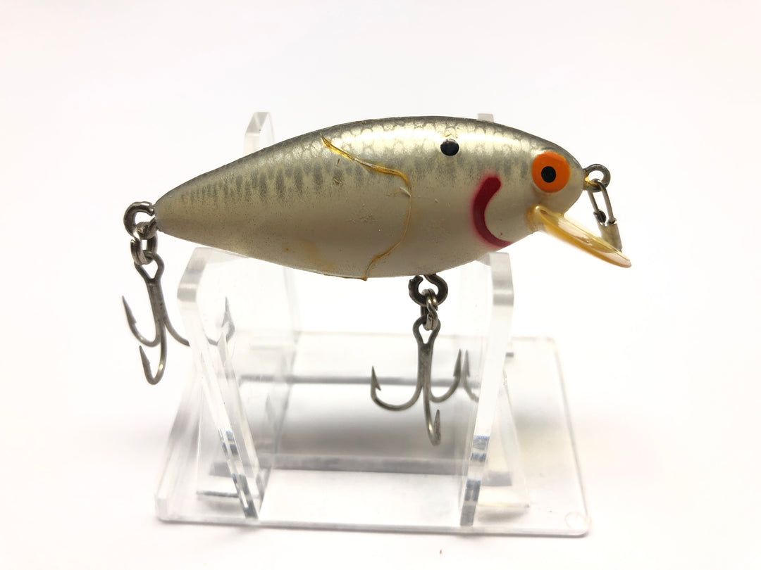 Bomber Speed Shad White and Silver Minnow