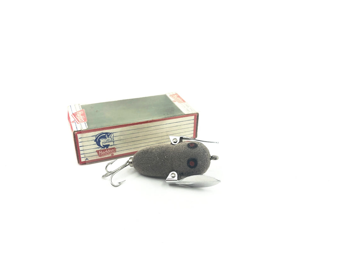 Heddon Tiny Crazy Crawler 320 GM Flocked Grey Mouse Color with Box