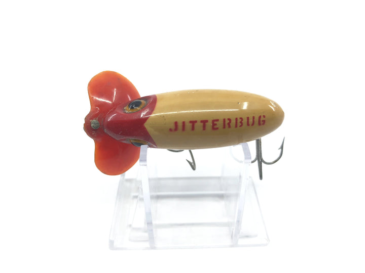 Arbogast Plastic Red Lip Jitterbug 1940's WWII Era Red Head Color