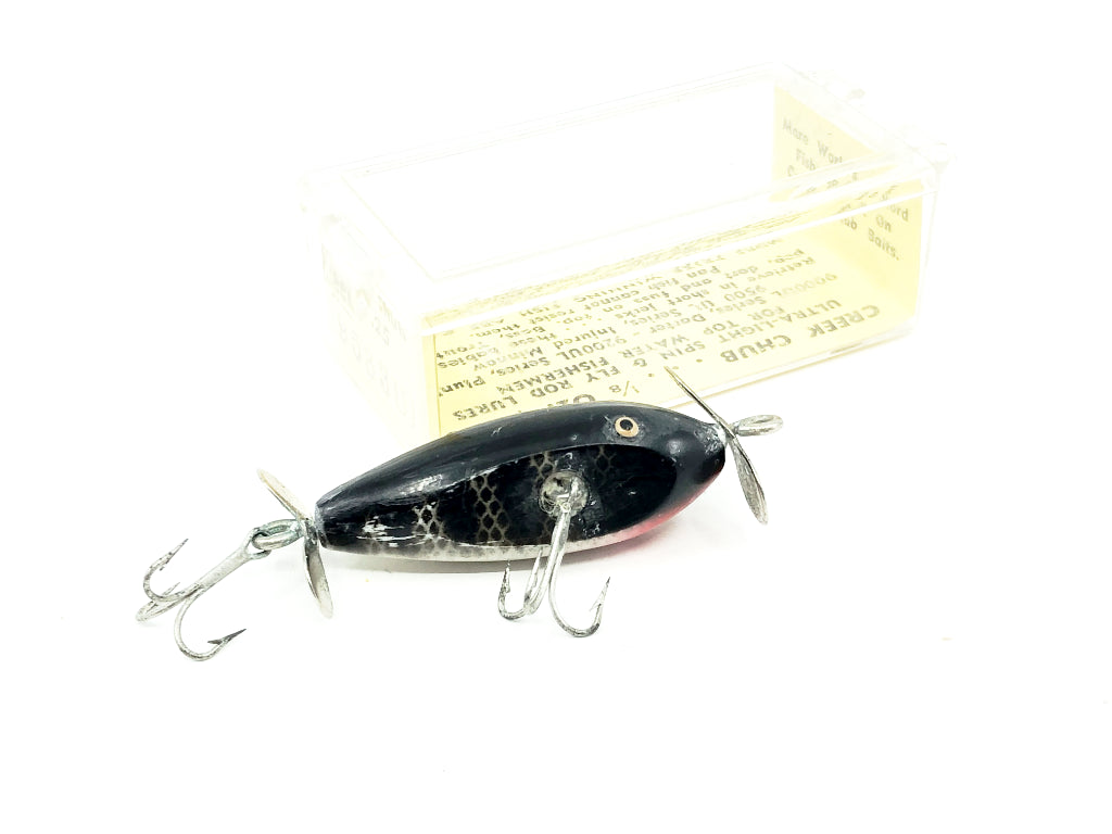 Creek Chub 9500 Ultra Lite Injured Minnow 9533 UL Black Scale Color with Box