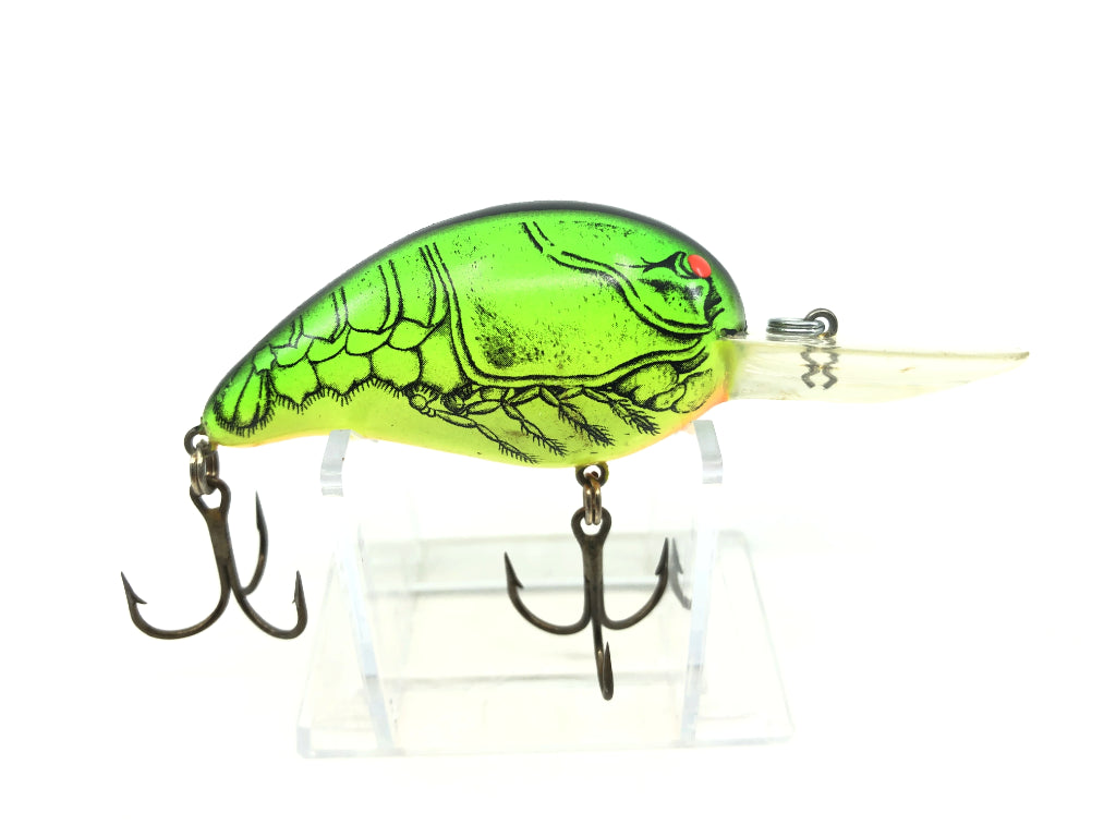 Bomber Fat A 7F XC7 Chartreuse Crawdad Orange Belly Color