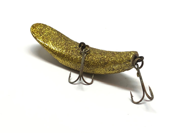 Unmarked Helin Flatfish Type Lure Gold