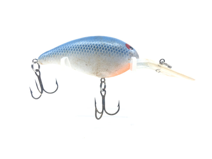 Bill Norman White with Blue Scale Crankbait