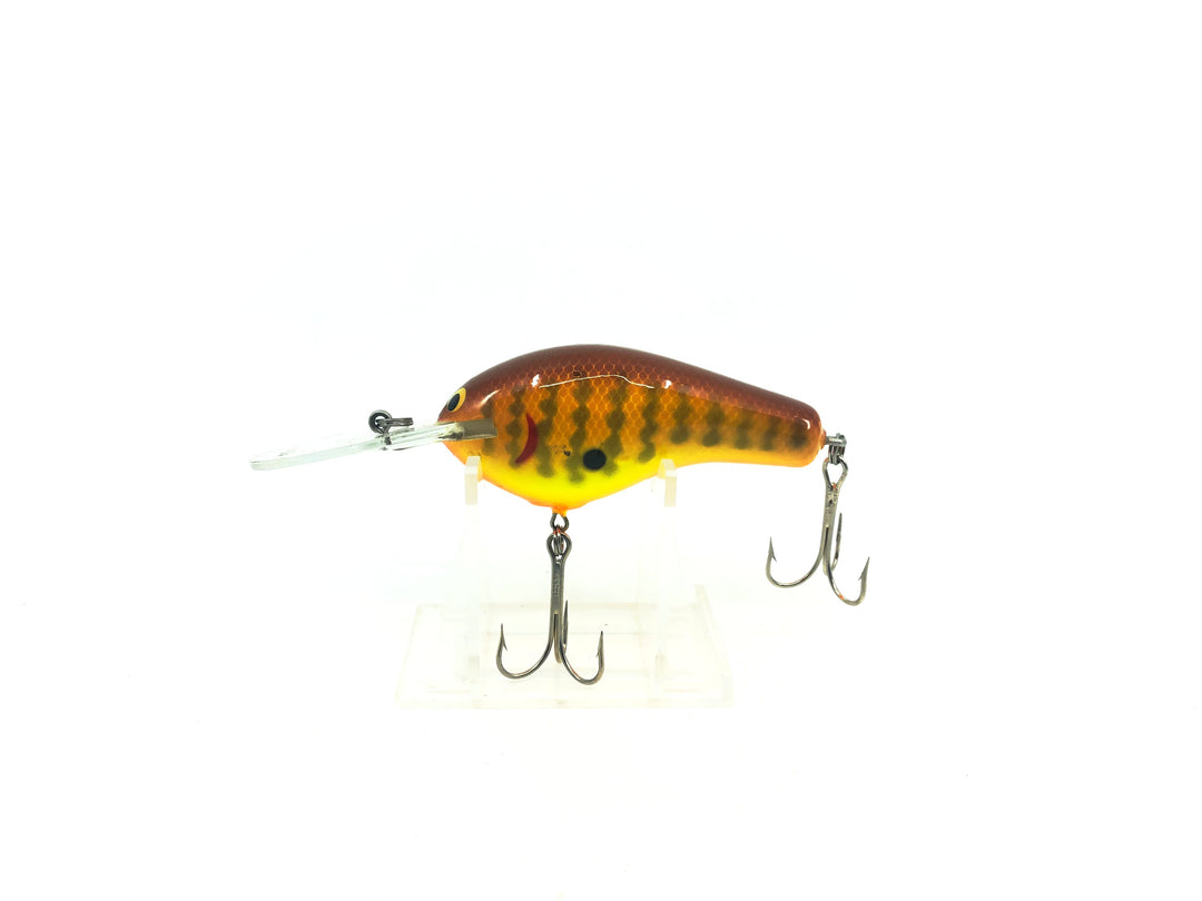 Bagley Diving B3 DB3-DC9 Dark Crayfish on Chartreuse Color