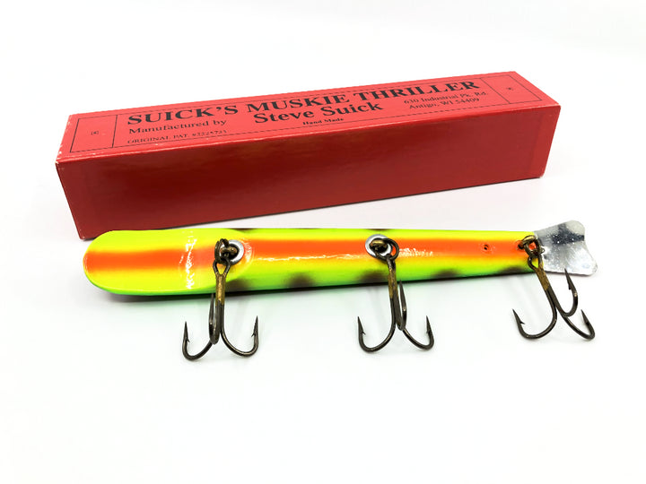 Suick Muskie Thriller Special Edition SIGNED New in Box Fire Tiger Color