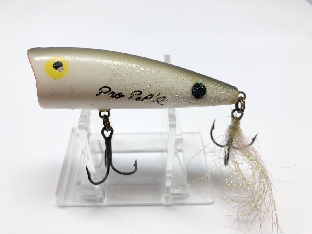 Rebel Zell Rowland Pro Pop-R Lure Silver Flitter Black Scale Back