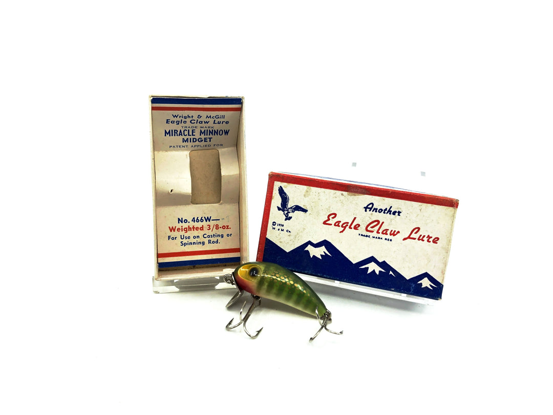 Eagle Claw Miracle Minnow Midget Lure, Pike Color with Box by Wright & McGill