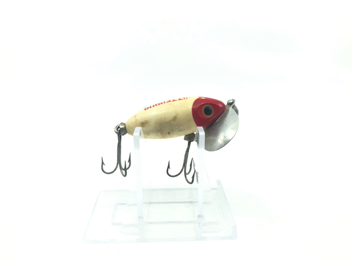 Arbogast Jitterbug Mini Red and White Color