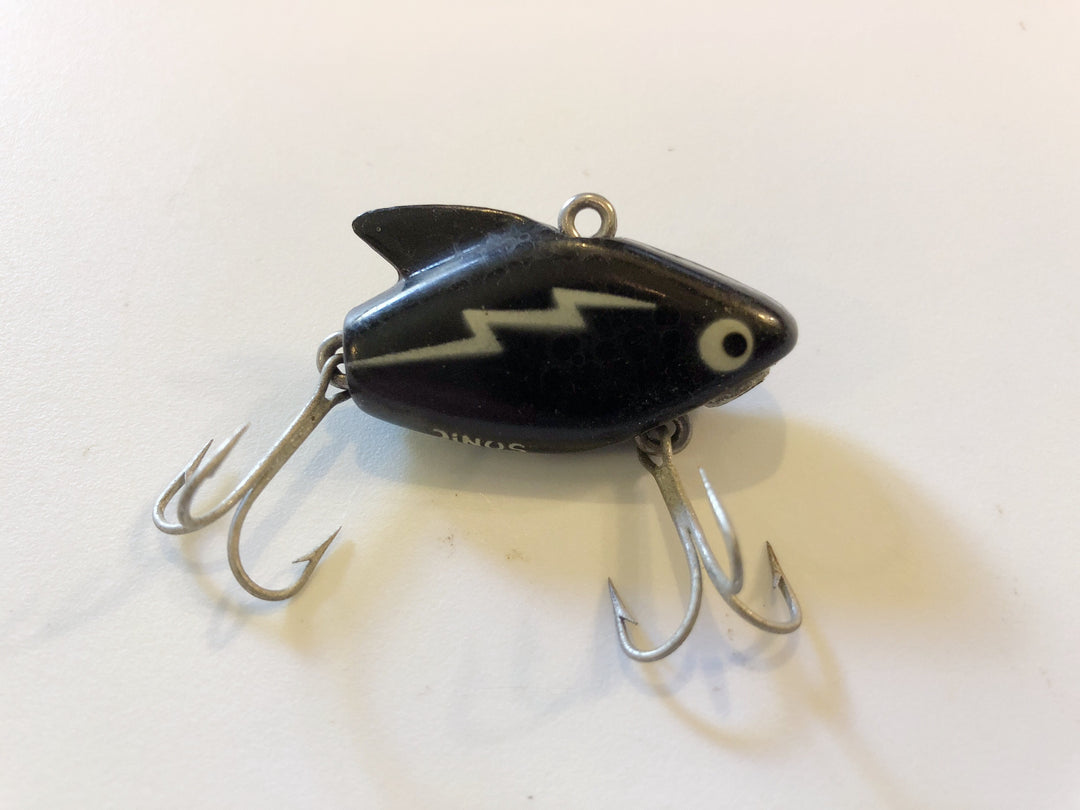 Heddon Sonic Black with Lightning Bolt Color