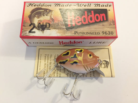 Heddon 9630 Punkinseed Lure  Antique fishing lures, Vintage