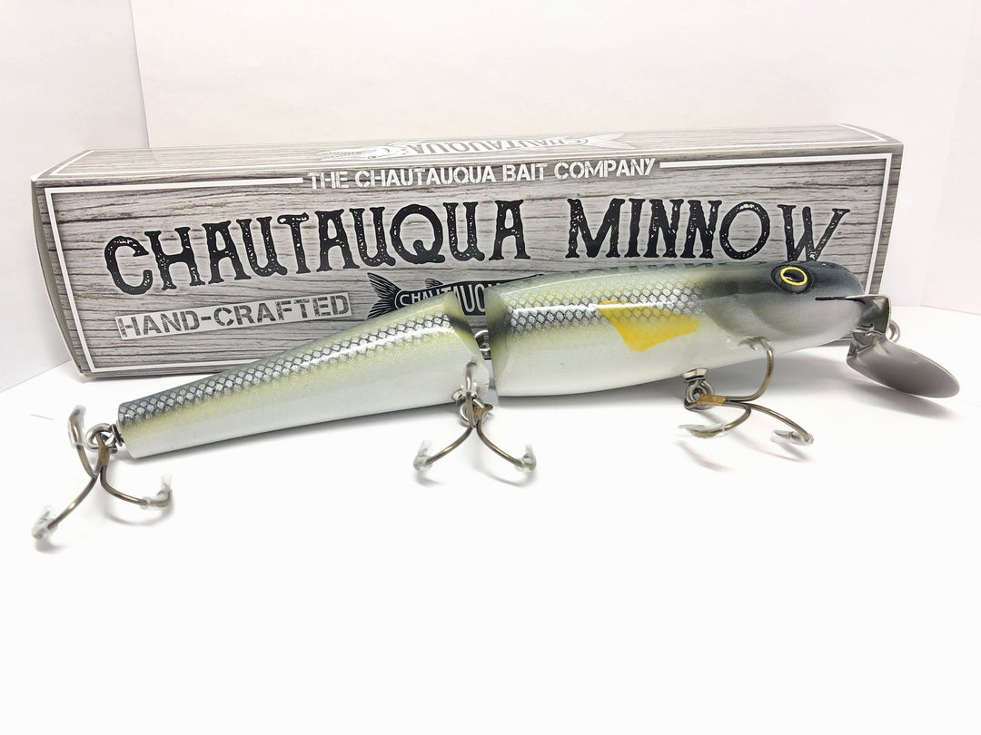 Jointed Chautauqua 8" Minnow Musky Lure Special Order Color "HD Chub"