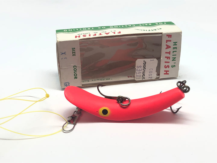 Helin Flatfish U20 RFL (Fluorescent Red) with Box