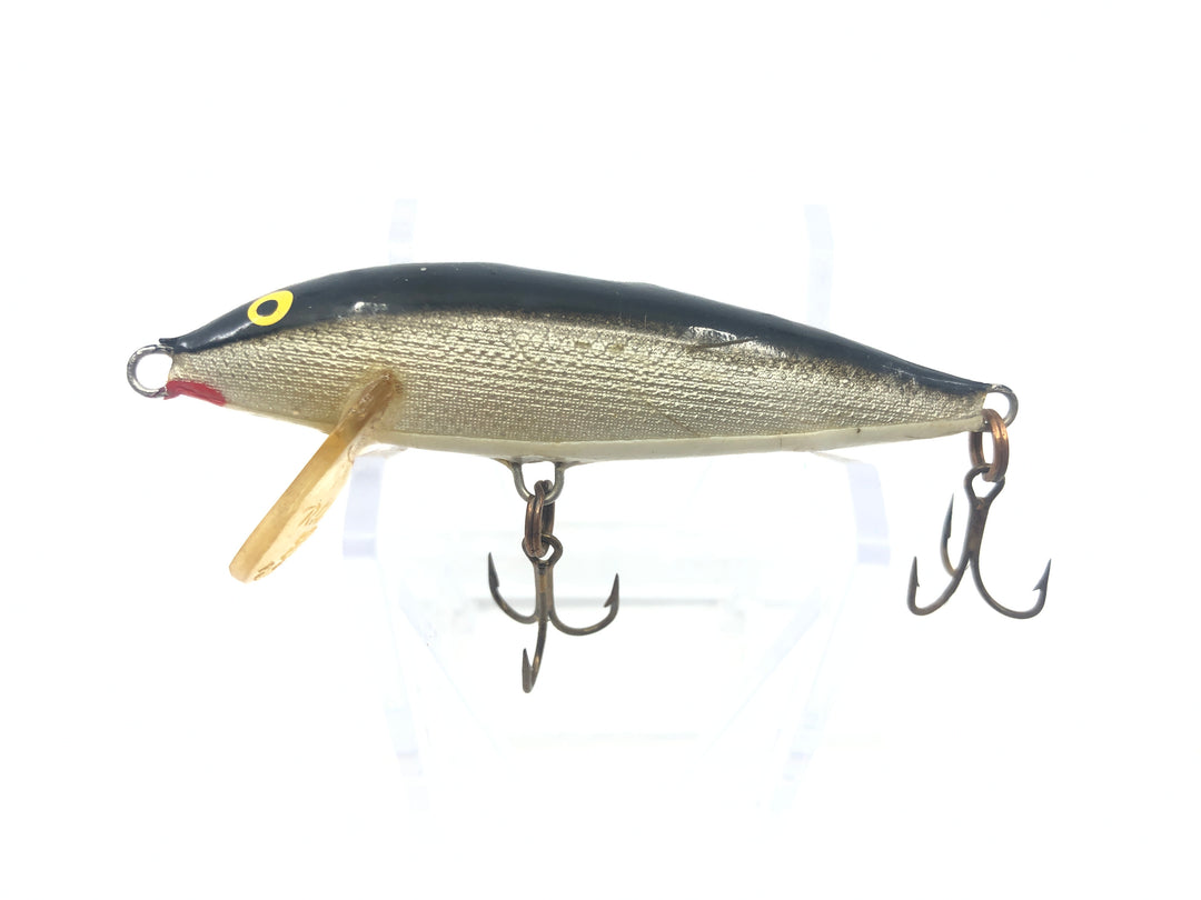 Vintage Rapala Countdown Black and Silver Minnow