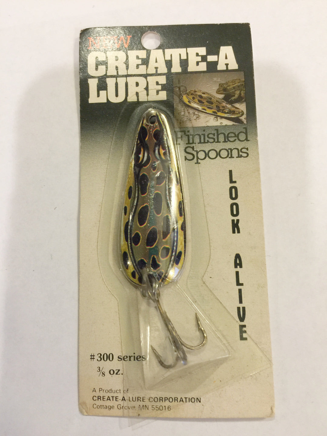 Create-A-Lure #300 Series Frog new on card