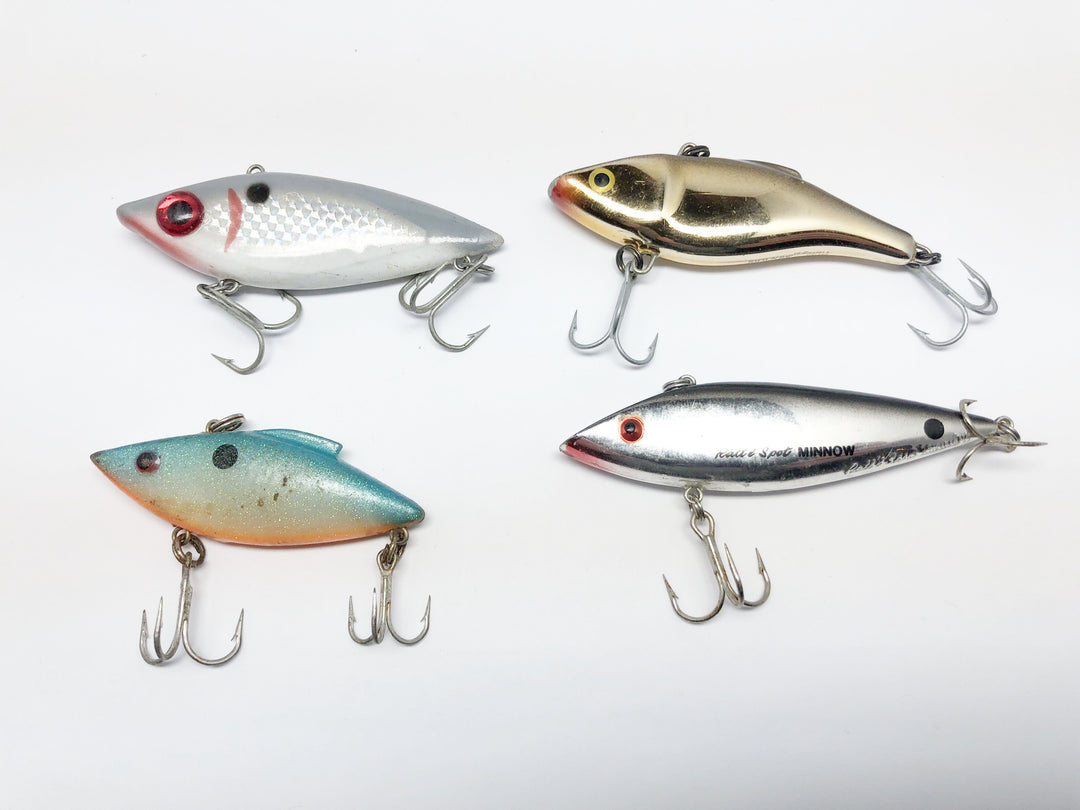 Lot of Four Rap Trap or Spot type lures