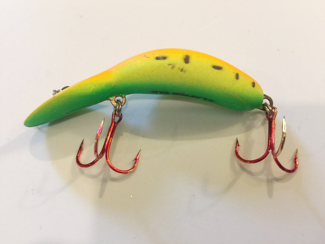 Heddon Tadpolly Clatter Tad Orange Green Yellow