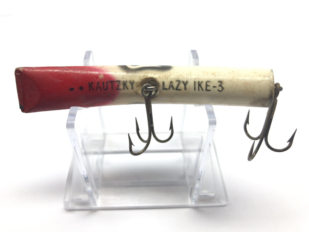 Wooden Kautzky Lazy Ike 3 Red and White Color